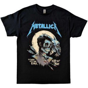 Metallica - "Sad But True" T-Shirt für Herren/Damen Unisex RO5481 (XXL) (Schwarz)