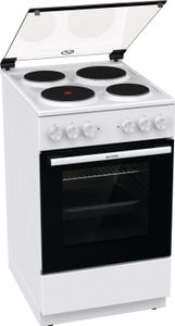 Gorenje GE5A 22 WH Elektrická rúra s elektrickou varnou doskou z nehrdzavejúcej ocele - 50 cm - 74 litrov - PerfectGrill - režim Pizza 300° C - biela