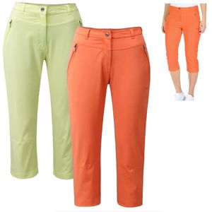LPO - Linea Primero - Funktions 3/4 Caprishort Stretch Outdoor Capri Hose - Cosima, Damengröße:36/S, Farben:orange