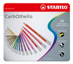 STABILO Pastellkreidestift CarbOthello ARTY+ 24er Metall Etui