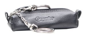 Esquire Duo Leder Schlüsseletui 3379-59 Schwarz Schlüsseltasche
