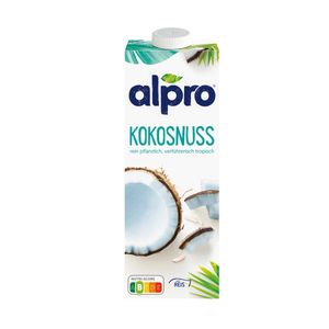 Alpro Kokonussdrink mit Reis mit Calcium vegan Original 1000 ml