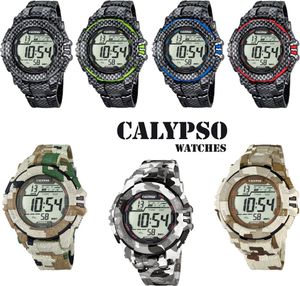 Calypso K5681 Herrenuhr Alarm-Chrono digital PolyurethanArmband, Variante:04