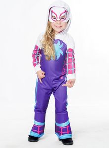 Kids Ghost Spider Costume Size 5-6 Years