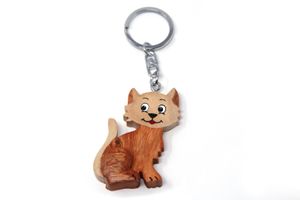 Schlüsselanhänger Katze, Schlüsselring Talisman Rucksackanhänger Taschenanhänger Kätzchen