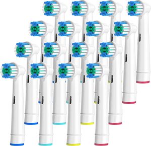 Aufsteckbürsten für Oral B Elektrische Zahnbürsten, 16er Pack Ersatzbürsten