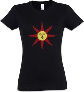 Urban Backwoods Dark Soul Sun, Damen T-Shirt, Farbe: Schwarz, Größe: XL