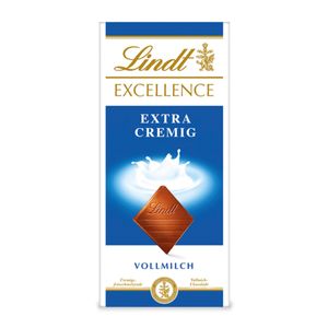 Lindt Excellence Extra Cremig Vollmilch Schokoladentafel 100g