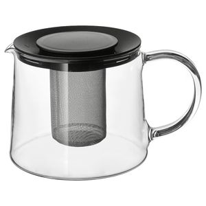 IKEA RIKLIG Teezubereitung Teekanne aus Glas Teezubereiter Tee Geschenk 1,5L