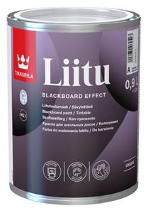 LIITU - Tabuľová farba na steny 1 L čierna
