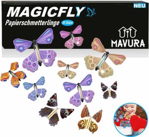 MAGICFLY Magische fliegende Schmetterlinge Giveaway Mitbringsel Geschenk 10Stk
