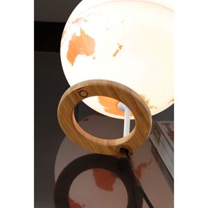 ATMOSPHERE Globus BAMBOO 25 cm Weltkugel Globen beleuchtet