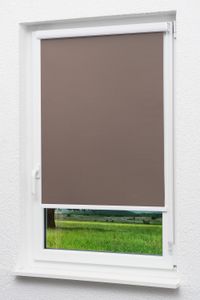 Lysel Outlet - Kassettenrollo abdunkelnd Schokobraun, (B x H) 80cm x 175cm in braun/Schokobraun
