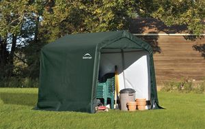 Foliengerätehaus Shelter Logic Shed-in-a-Box 5,76m² grün 240x240cm