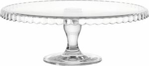 montana: :pati dortový talíř na nožce, dortový talíř, dortový stojan, servírovací talíř, dortový talíř, sklo, Ø 32 cm, 046876