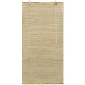 vidaXL Prírodná bambusová žalúzia 100x160 cm