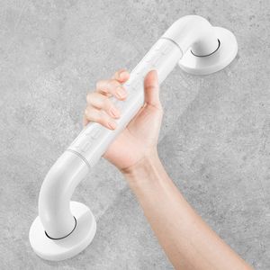 Badewanne Haltegriff, Dusche Sicherheit Griff aus Edelstahl, Rutschfest Handlauf, Haltegriffe für Senioren, Kinder, Weiß - 35cm Badewanne Haltegriff, Dusche Sicherheit Griff aus Edelstahl, Rutschfest Handlauf, Haltegriffe für Senioren, Kinder, Weiß - 35cm