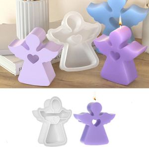 Silikonformen Gießformen Engel, Silikonform Kerzen Epoxidharz Für Beton, 3D Kerzenform Silikon Für Seife, Handwerk Ornamente, Geschenk, 8.5*8*2.67cm