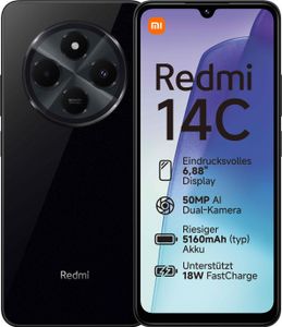 Xiaomi Redmi 14C 128GB DS Black 6, 7" EU(4GB)Android
