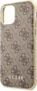 Guess Charms Hard Case 4G Brown pro iPhone XR