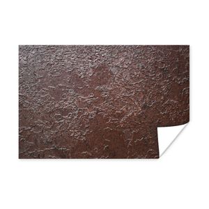 MuchoWow® Poster Rost - Industriell - Metall 90x60 cm - Schlafzimmer