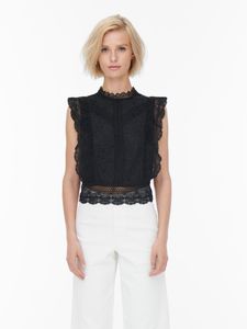 ONLY T-shirt Damen Textil Schwarz GR83971 - Größe: S