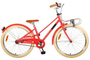 Detský bicykel Volare Melody - dievčenský - 24 palcov - korálovo červená - Prime Collection