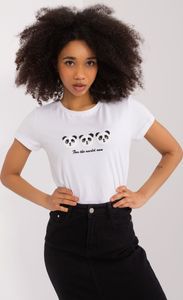 Basic Feel Good Kurzarm-T-Shirt für Frauen Broight weiß L/XL