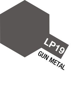 Tamiya Lacquer-Farben LP-19 Gun Metal 10ml