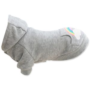 TRIXIE Rainbow Falls Hoodie, XS, 27 cm, hellgrau