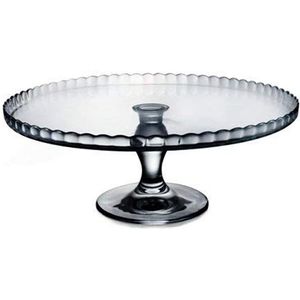 Pasabahce Dajar 74877 Patisserie Cake Plate, sklo, transparentné, 32 x 32 x 11,5 cm, 1 ks 95117