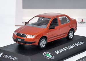 Škoda Fabia Sedan Oranžová Tangerine Metalíza KADEN 1:43