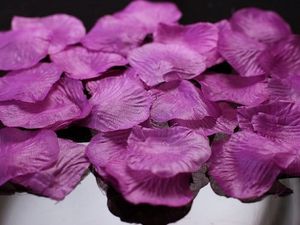 Rosenblätter pink pflaume ca. 100 Blatt textil einfache Qualität