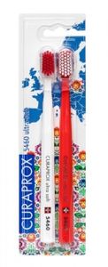 Curaprox Premium Dental Polish Toothbrush Set - 2 Professional Brushes