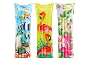 Intex luchtbed+decor 183*69cm 59720eu Intex luchtbed+decor 183*69cm 59720eu