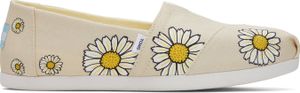 TOMS Womens Natural Sun Daisies Alpargata