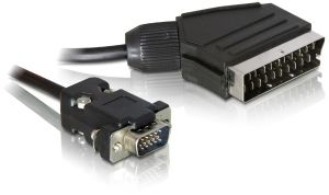 DeLOCK 65028 DeLOCK Kabel Video Scart -> VGA  bk 2,0m