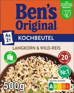 BEN'S ORIGINAL™ Langkorn-Reis + Wild-Reis im Kochbeutel 500g
