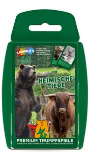 Top Trumps Heimische Tiere Quartettspiel Kartenspiel Quartett Karten Spiel