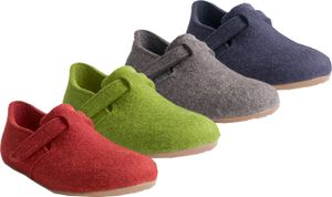 Haflinger Damen Herren Hausschuh Slipper Everest Focus Wolle 481056, Größe:37 EU, Farbe:Grau