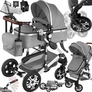 Kombi-Kinderwagen Mats 2 in 1, klappbar, mit 5-Punkt-Gurt, Bremse, Schutzbügel und Handschlaufe für 0 bis 36 Monate geeignet, Belastbarkeit 15 kg Kombi-Kinderwagen Mats 2 in 1, klappbar, mit 5-Punkt-Gurt, Bremse, Schutzbügel und Handschlaufe für 0 bis 36 Monate geeignet, Belastbarkeit 15 kg