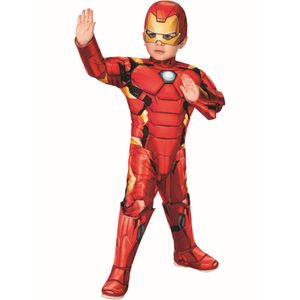 Iron Man - "Deluxe" Kostüm - Jungen BN4917 (104) (Rot)