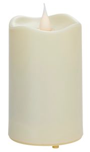 LED Outdoor Kerzen wasserfest mit Timer-und Flackerfunktion Ø 7cm x 10cm Höhe
