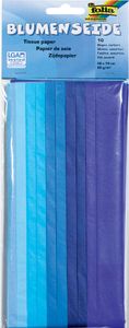 folia Seidenpapier (B)500 x (H)700 mm 20 g/qm Mix blau 10 Blatt
