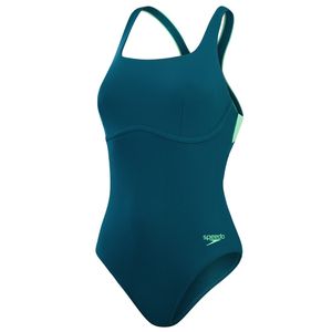 Speedo Flexband Badeanzug Damen, Farbe:Grün, Größe:42