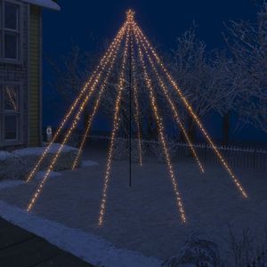 The Living Store LED-Lichterkette Weihnachtsbaum Indoor Outdoor 800 LED 5 m