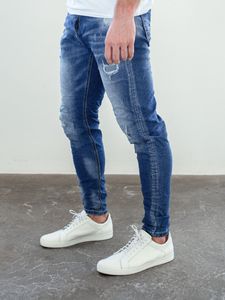 Piazza Italia Pánske riflové nohavice Kevin tmavo modré XXL