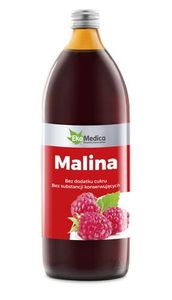 Malina Sok 100% EkaMedica, 500ml