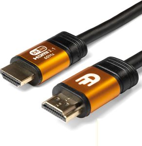 Drivv. Premium HDMI Kabel 2.1 - Ultra HD 8K - 4K 120hz - Xbox Series X & PS5 - 2 Meter - Orange