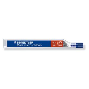 STAEDTLER Druckbleistift Minen "Mars micro carbon" 0,5 mm Härtegrad: 2H 12 Minen